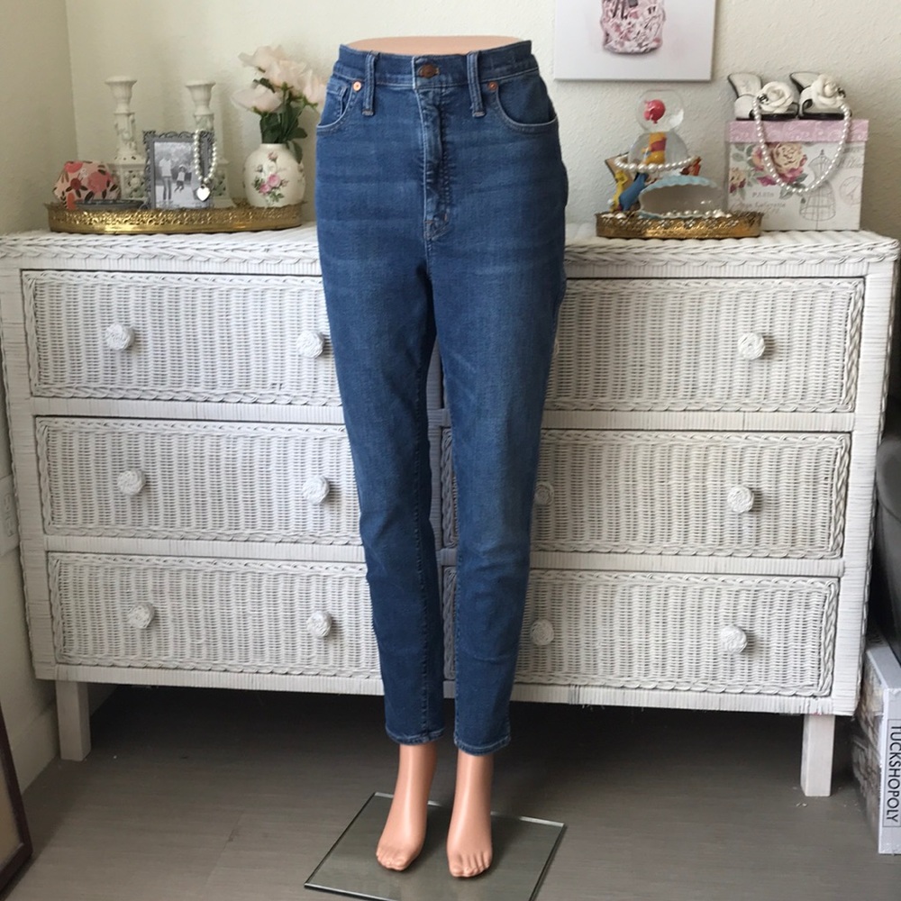 Madewell 10" high rise skinny jeans 30